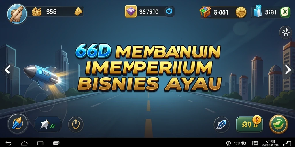 Tampilan gameplay 66D dengan elemen Tycoon yang menarik.