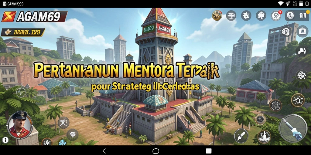 Tangkapan layar gameplay AGAM69 menampilkan aksi tower defense yang mendebarkan.