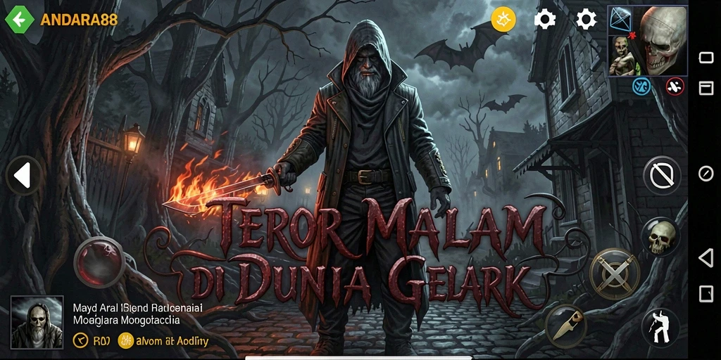 Gameplay menyeramkan dalam suasana gelap yang mencekam.