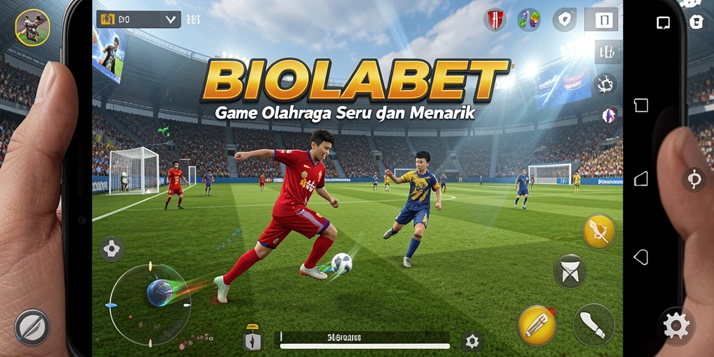 Tampilan gameplay seru dan interaktif dari BIOLABET.