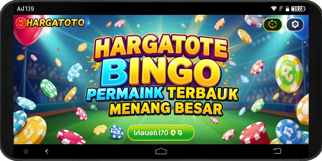 Tampilan gameplay HARGATOTO yang menampilkan suasana Bingo yang seru.