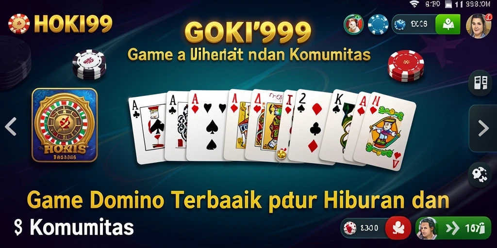 Screenshot utama HOKI99 menampilkan gameplay menarik permainan Domino.