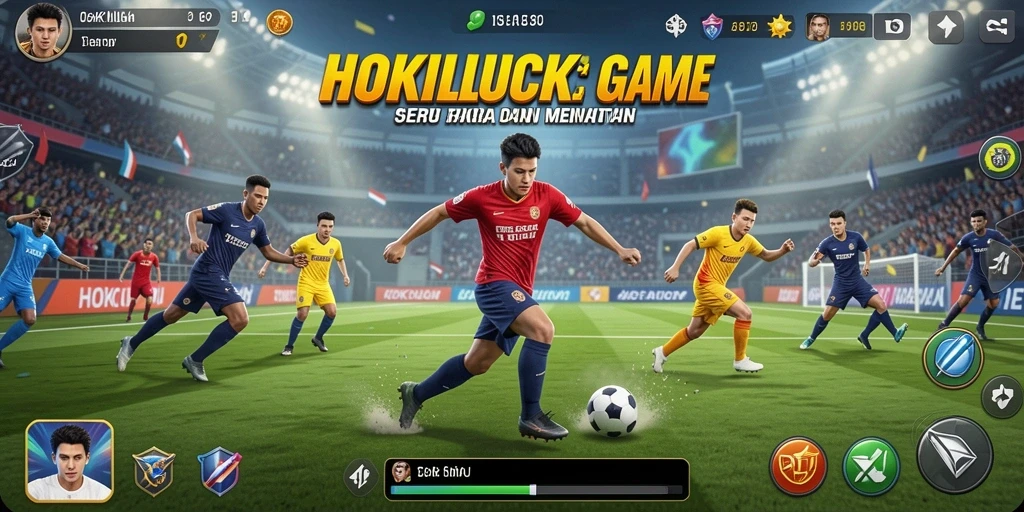 Tampilan gameplay HOKILUCK yang menegangkan dan penuh aksi.
