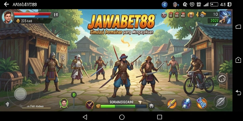 Tampilan gameplay JAWABET88 yang menarik dan mendebarkan.