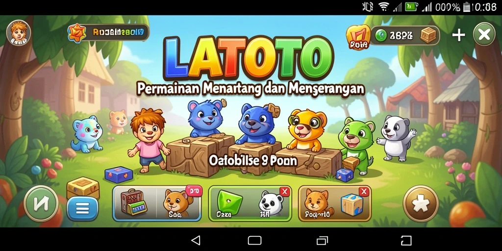 Tampilan menarik dari gameplay puzzle LATOTO yang penuh tantangan.