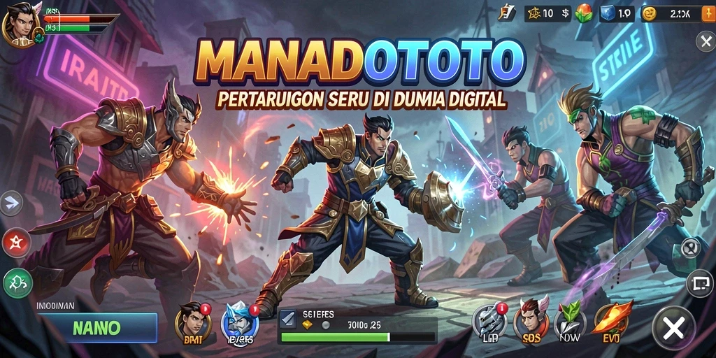 Gameplay seru dan mendebarkan dalam MANADOTOTO.