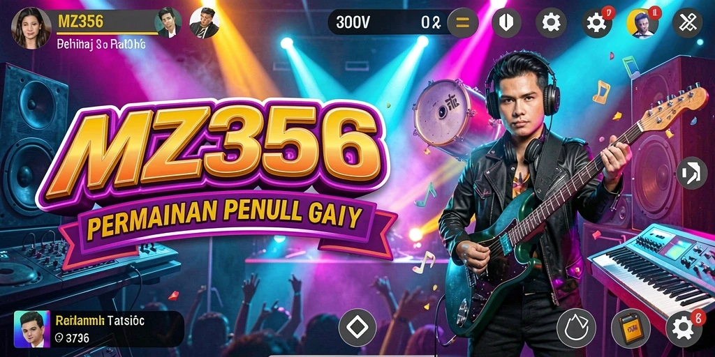 Tampilan gameplay MZ356 yang penuh warna dan dinamis.