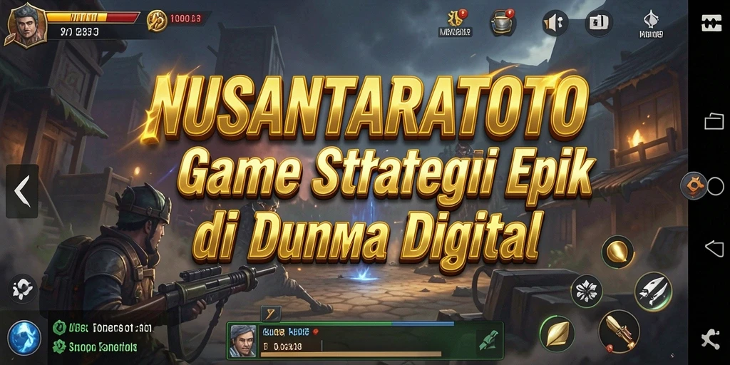 Tangkapan layar NUSANTARATOTO menunjukkan pertempuran strategi yang intens.