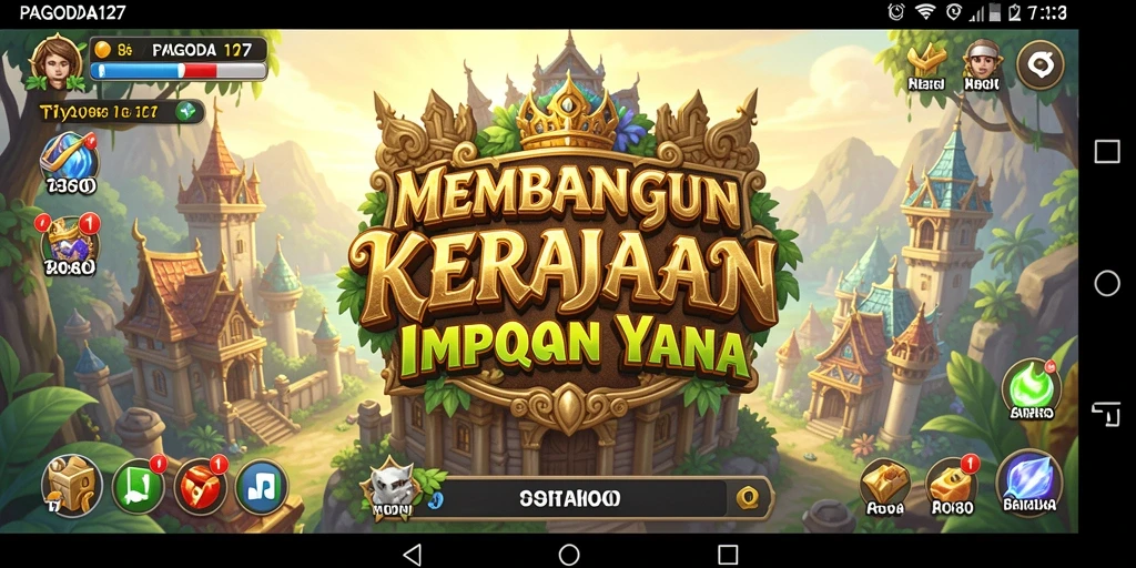 Screenshot menampilkan gameplay menyenangkan dan strategis dari PAGODA127.