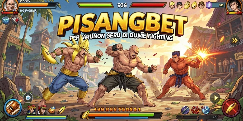 Tampilan seru gameplay PISANGBET dalam pertarungan yang mendebarkan.