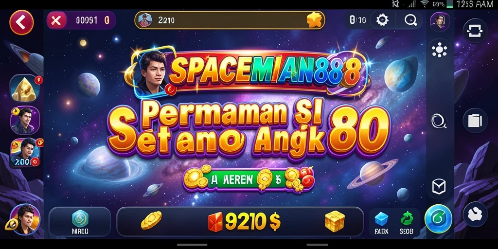 Gameplay menarik SPACEMAN88 dengan tema luar angkasa yang menawan.