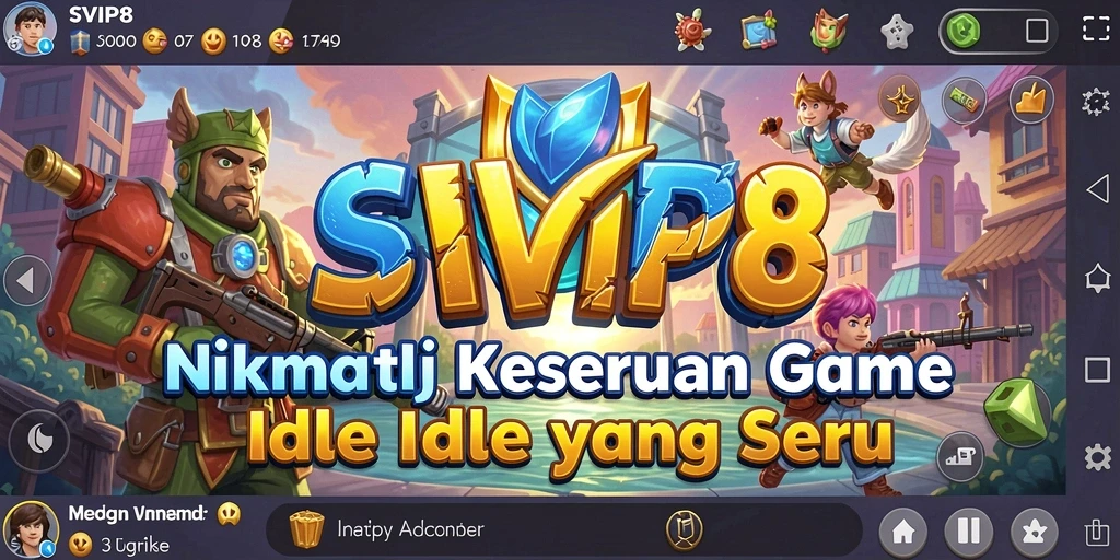 Gameplay SVIP8 yang seru dengan mekanik Idle yang menarik.